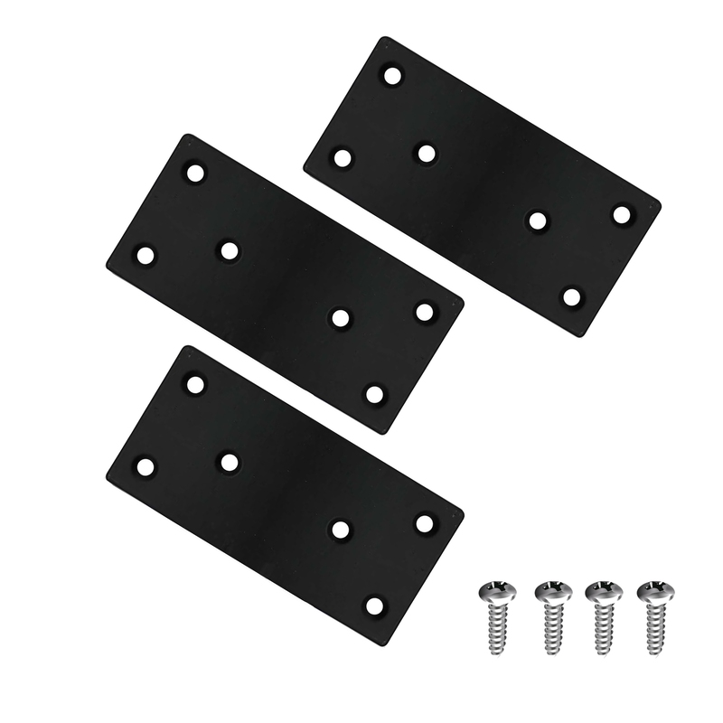 3 X 6 inch black flat bracket 3 X 6 inch black flat bracket